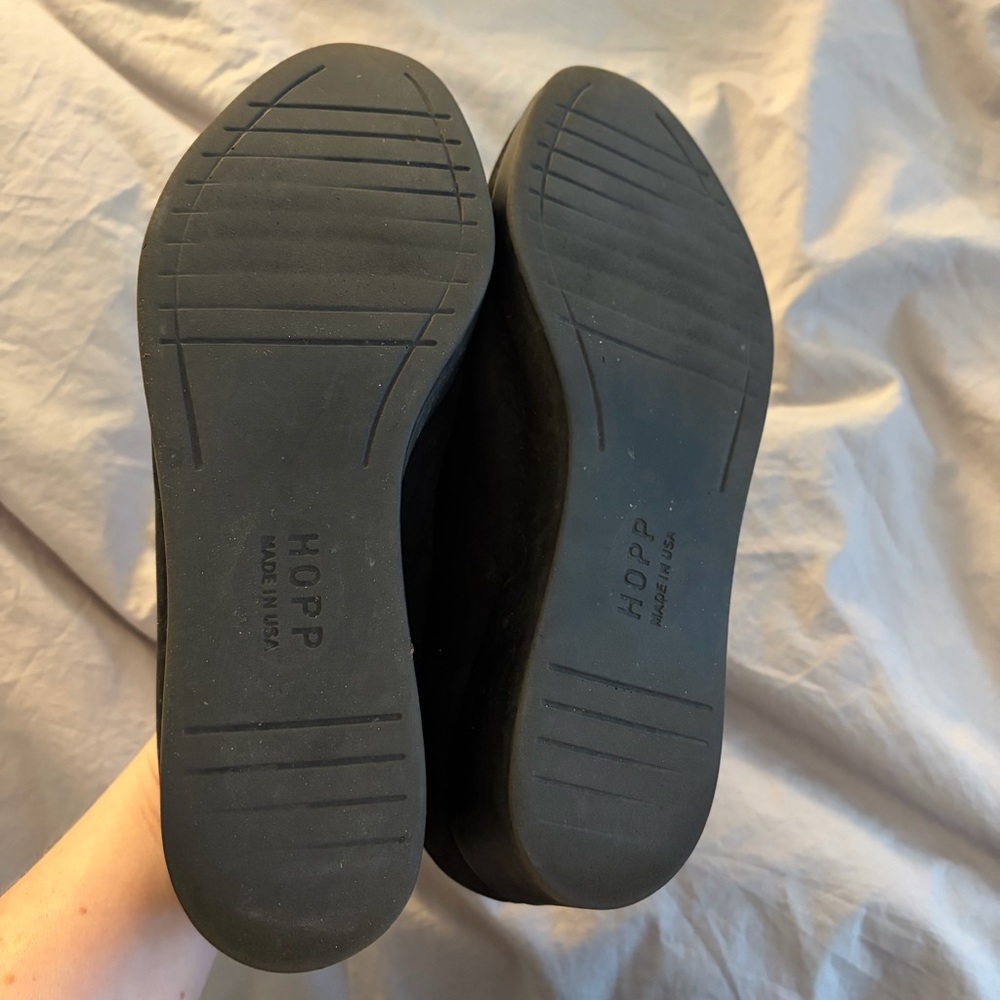 Hopp Modern Oxford in black nubuck suede 6 - Picture 4 of 5